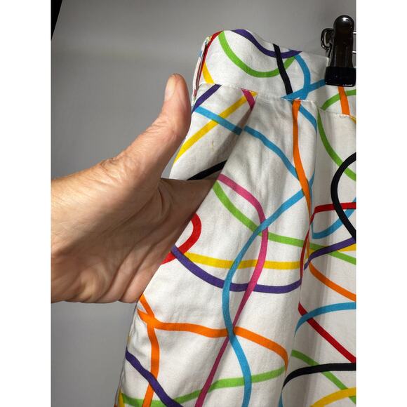 LOUDMOUTH Men's Scribblz Cotton Golf/Casual Short White/Multi-Color Size 42 - Picture 5 of 11